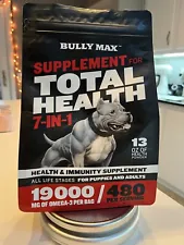 Bully Max Supplement for Total Health 7-IN-1 Health Immunity 13oz Best By 10/23