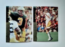 2 ) 1995 UD Gold Series Joe Montana Cards Lot Sale Notre Dame Fighting Irish $$