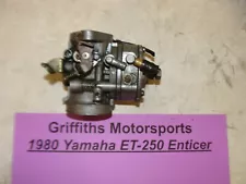 1980 YAMAHA ENTICER ET250 oem original KEIHIN carb carburetor