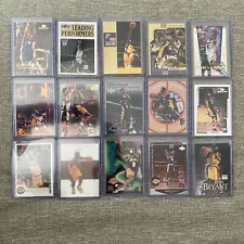 Kobe Bryant 15 Card Lot With Inserts