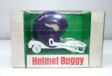 Rare Vintage NFL 1970s Sportoy Mini Helmet Buggy Cart Minnesota MN Vikings