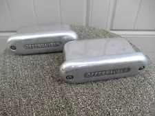 Large Vintage Pair of Aluminum "Offenhauser" 90 Degree Valve Cover Breathers