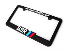 SSR Wheels Official License Plate Frame TYSSRLFRAME1 Speed Star Racing MK1 MK2