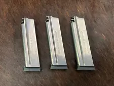 3x Mec-Gar Springfield Armory 1911 EMP 9mm 9 Round Magazines & NRA Mag Pouch