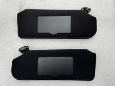 1993-02 SALE FIREBIRD CAMARO EBONY / BLACK SUN VISOR PAIR MIRROR SHADEd VANITY