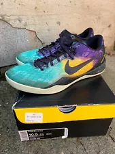 Kobe 8 VIII System “Easter” Fiberglass Court Purple Black Laser Purple size 10.5