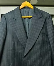 vintage handtailored bespoke classic all worsted disco mens sport coat blazer