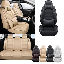 For Nissan Altima Sentra Car Seat Covers Luxury Leather 5-Seats Full Set Cushion