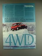 1983 Toyota Tercel 4WD Wagon Ad - Tip of Iceberg