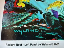 Wyland "Radiant Reef" Signed Canvas Limited Edition Art COA