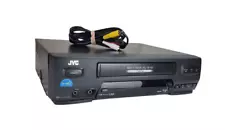 New ListingJVC VCR/VHS Player Recorder HR-VP450U Pro-cision 19u 4 Head w/Cables WORKS!