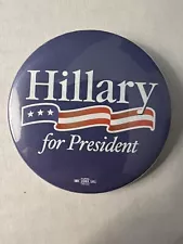 Hillary Clinton FOR PRESIDENT Campaign "2 1/4" PIN