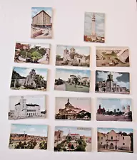 Lot of 14 Early 1907-1915 SAN ANTONIO Divided back Postcards~Multiples=84 Cards