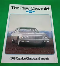 Original 1979 Chevrolet Caprice Classic & Impala Sales Brochure 79 Chevy Fc3