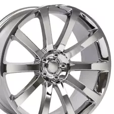 20" Rim Fits Dodge 300 SRT8 Magnum Charger CL02 Chrome 2253 20x9 Wheel