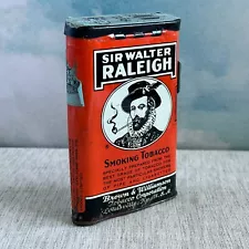 Vintage Sir Walter Releigh Smoking Tobacco for Pipe & Cigarettes Kentucky