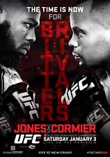 Fight Poster UFC 187 Daniel Cormier vs. Jon Jones 11X16 Donald Cowboy Cerrone