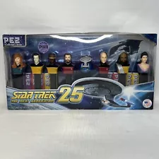 Star Trek The Next Generation 25 Limited Edition PEZ Dispensers Set Collector