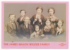 JAMES MASON WILDER FAMILY Postcard LITTLE HOUSE (ON THE PRAIRIE) Book/Television