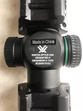 vortex crossfire ii 2-7x32 crossbow scope W/Flip Up Caps And Rings