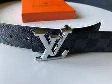 Louis vuitton leather belt