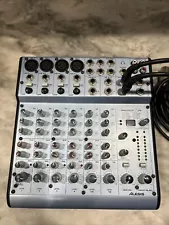 Alesis Multimix 8 USB 8 Channel with Cables. untested