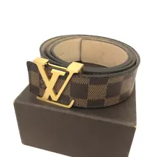 Louis Vuitton Damier Ceinture Leather 100cm Belt/3AD1280