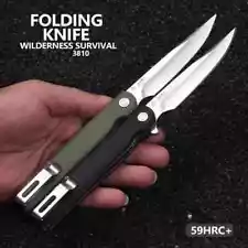 CRKT LCK + Folding Pocket Knife 3810 Flipper 8Cr13Mov Liner Lock Manual DP Blade