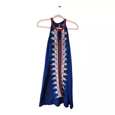 Flash Sale! Half Moon Red, White and Blue Dress