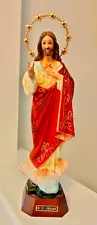 Sacred Heart of Jesus Statue 12" made in Portugal