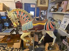 Exceptional Handcarved 1940s Ret. Amusement Park Carousel Horse US EAST COAST