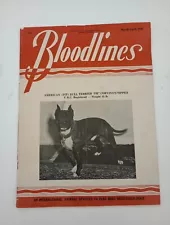 Vtg 1953 Bloodlines American Pit Bull Terrier International Journal For Pure Bre