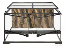 EXO TERRA NATURAL TERRARIUM - ADVANCED REPTILE HABITAT - LOW -24IN X 18IN X 12IN