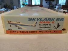 SKYLARK 56 MARK II by Carl Goldberg, RC airplane kit, 56"ws, .30-40 2 stroke