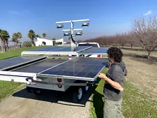 Complete Off-Grid Solar Mobile Trailer : Sun Titan G8 - 15.3kWh GEL Battery