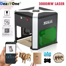 3000MW Laser Engraving Machine DIY Logo Mark Printer Cutter For Wood PVC Carving