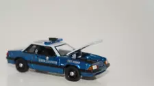 1989 FORD MUSTANG SSP FOXBODY GEORGIA HIGHWAY PATROL POLICE CAR 1/64 GREENLIGHT