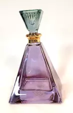 Perfume Bottle Italian Made 24% Lead Crystal "Illusions"