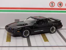 1989 '89 Pontiac Firebird Formula 350 BLACK White Trim Diorama Replica Ltd 1/64