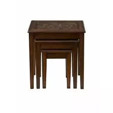 Nesting Tables with Mosaic Tile Inlay (Set of 3)