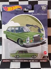 Hot Wheels Mercedes Benz 280 SEL 4.5 72 Auto Strasse FPY86-P 1/64 new premium