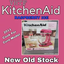 KitchenAid KSM155GBRI Artisan Tilt-Head Stand Mixer Raspberry Ice nib RaRe! NOS