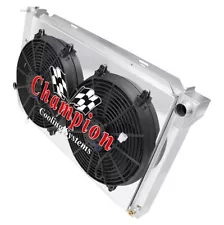 WR Champion 4 Row Radiator 28",14" Fans,Shroud-1972-1979 Ford Thunderbird V8 Eng (For: 1978 Ford Thunderbird)