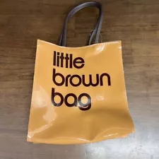 Iconic Little Brown Bag - Bloomingdale's Tote - Mustard Yellow