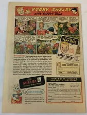 1950 Bobby SHELBY bicycle ad page ~ BIKE SAFETY CLUB with DONALD DUCK