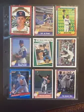 Nolan Ryan BASEBALL CARDS LOT OF (9) CARDS !