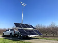 Complete Off-Grid Solar Mobile Trailer: Sun Titan L5 - 5.1kWh Lithium Battery