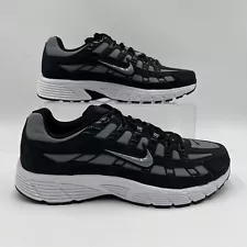 Nike Men's Sz 13 P-6000 Black Cool Grey White Low Top Sneakers CD6404 003 NEW