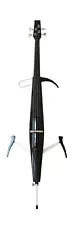 YAMAHA SVC-50 Silent Electric Cello Lot with Carbon Fiber Bow, Slip-Stop Strap