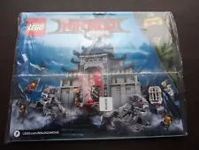 LEGO-70617-THE NINJAGO MOVIE-TEMPLE OF ULTIMATE WEAPON - INSTRUCTION MANUAL ONLY